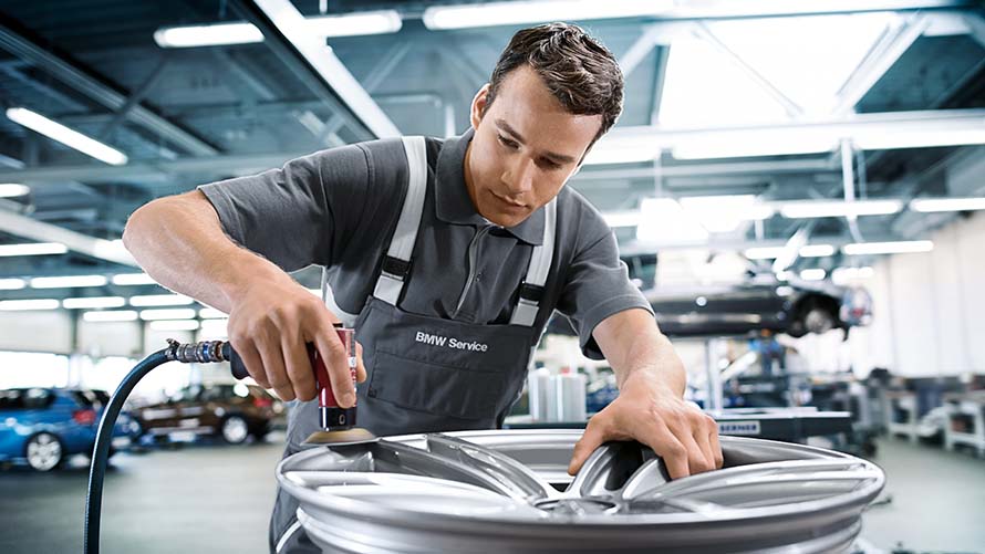 BMW Felge, Felgenschaden, Smart Repair, Servicetermin, BMW Service