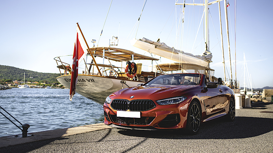 BMW, Auto, Hafen, Sommer