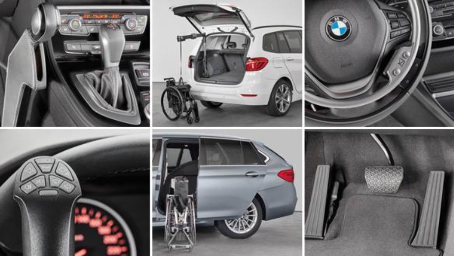 BMW Fahrhilfe, individuelle Lösungen, Pedalerhöhung, Handgas 